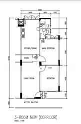 Blk 223 Boundary Ville (Serangoon), HDB 3 Rooms #558024611